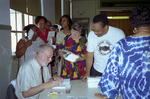 Robert Russa Moton Museum, Farmville, Va., occasion of republished book by R.C. Smith, book signing, 1996 by Edward H. Peeples