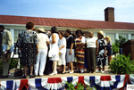 Robert Russa Moton High School, Farmville, Va., national historic designation ceremonies, view of students, 1998