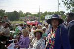 Robert Russa Moton High School, Farmville, Va., national historic designation ceremonies, view of crowd, 1998