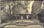 Old Stone House, Garden Front by Meriden Gravure Company, Meriden, Conn.