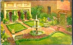 Edgar Allan Poe Shrine, Richmond, Va. [Loggia and Garden] by Tuck & Sons'