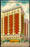 Hotel King Carter Richmond, Virginia by 'Colourpicture' Publication, Boston, Mass