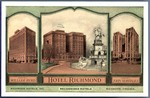 Hotel William Byrd, Hotel Richmond, Holt John Marshall, Richmond Hotels, Inc. Recognized Hotels, Richmond, Virginia by Lum Tone Photoprint, New York