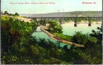 View of James River showing Belt Line Bridge, Richmond, Va. by Richmond News Company