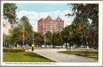 Monroe Park, Showing Monroe Terrace, Richmond, Va. by Louis Kaufmann & Sons, Baltimore, MD.