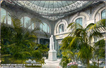 Palm Room Showing Statue of Thomas Jefferson, Jefferson Hotel, Richmond, Va. by A. C. Bosselman & Co., New York
