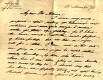 Letter from Percy Griffin to James W. Allison, 1893, November 29 by Percy Griffin