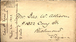 Letter from Charles H. Read, Jr., to James W. Allison, 1894 February 22 by Charles H. Read