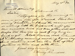 Letter from T. Henry Randall to James W. Allison, 1894 May 17 by Henry T. Randall