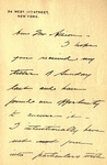 Letter from Percy Griffin to James W. Allison, 1894 November 6 by Percy Griffin