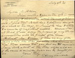 Letter from T. Henry Randall to James W. Allison, 1895 July 29