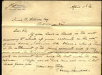 Letter from T. Henry Randall to James W. Allison, 1896 April 11