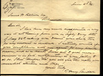 Letter from T. Henry Randall to James W. Allison, 1896 June 4 by Henry T. Randall