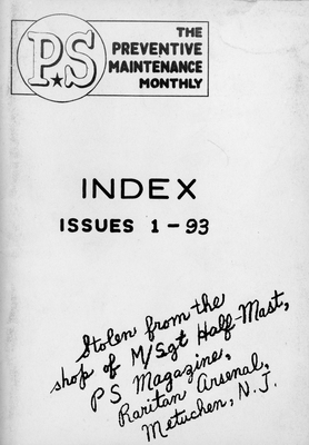 "PS Magazine Issue Index Issues 001-093" by United States. Dept. of the ...