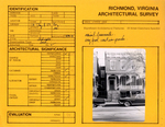 114 - 112 West Clay Street - Survey Form by Richmond (Va.). Dept. of Planning and Community Development
