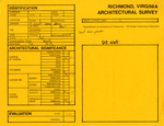 9 West Clay Street - Survey Form by Richmond (Va.). Dept. of Planning and Community Development