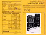100 - 104 West Clay Street - Survey Form by Richmond (Va.). Dept. of Planning and Community Development