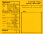 101 - 103 West Clay Street - Survey Form by Richmond (Va.). Dept. of Planning and Community Development