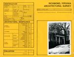 303 West Clay Street - Survey Form by Richmond (Va.). Dept. of Planning and Community Development