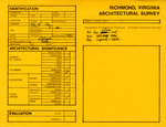 306 - 310 West Clay Street - Survey Form by Richmond (Va.). Dept. of Planning and Community Development