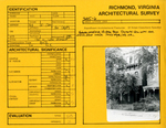 313 West Clay Street - Survey Form by Richmond (Va.). Dept. of Planning and Community Development