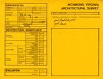 314 - 316 West Clay Street - Survey Form by Richmond (Va.). Dept. of Planning and Community Development