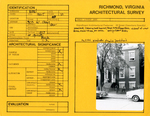 503 West Clay Street - Survey Form by Richmond (Va.). Dept. of Planning and Community Development