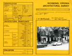 505 - 507 West Clay Street - Survey Form by Richmond (Va.). Dept. of Planning and Community Development