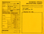 506 - 508 West Clay Street - Survey Form by Richmond (Va.). Dept. of Planning and Community Development