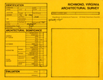511 West Clay Street - Survey Form by Richmond (Va.). Dept. of Planning and Community Development