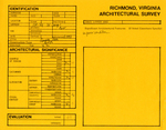 129 - 201 West Clay Street - Survey Form by Richmond (Va.). Dept. of Planning and Community Development