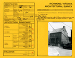 725 North 2nd Street - Survey Form by Richmond (Va.). Dept. of Planning and Community Development