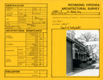 1 East Clay Street - Survey Form by Richmond (Va.). Dept. of Planning and Community Development