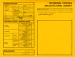 10 East Clay Street - Survey Form by Richmond (Va.). Dept. of Planning and Community Development
