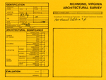 14 East Clay Street - Survey Form by Richmond (Va.). Dept. of Planning and Community Development