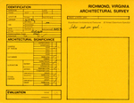 16 East Clay Street - Survey Form by Richmond (Va.). Dept. of Planning and Community Development