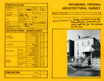 204 East Clay Street - Survey Form by Richmond (Va.). Dept. of Planning and Community Development