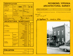 213 East Clay Street - Survey Form by Richmond (Va.). Dept. of Planning and Community Development