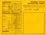 308 East Clay Street - Survey Form by Richmond (Va.). Dept. of Planning and Community Development