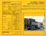 321 East Clay Street - Survey Form by Richmond (Va.). Dept. of Planning and Community Development
