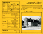 18 - 20 - 22 East Jackson Street - Survey Form by Richmond (Va.). Dept. of Planning and Community Development