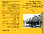101 - 103 - 105 West Jackson Street - Survey Form by Richmond (Va.). Dept. of Planning and Community Development