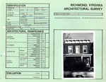 612 Holly Street - Survey Form by Richmond (Va.). Dept. of Planning and Community Development