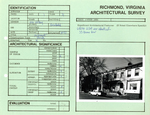 616 Holly Street - Survey Form by Richmond (Va.). Dept. of Planning and Community Development