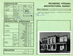 630 - 632 - 634 Holly Street - Survey Form by Richmond (Va.). Dept. of Planning and Community Development