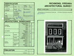 714 Holly Street - Survey Form by Richmond (Va.). Dept. of Planning and Community Development