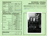 716 Holly Street - Survey Form by Richmond (Va.). Dept. of Planning and Community Development