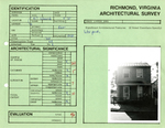917 Idlewood Ave. - Survey Form by Richmond (Va.). Dept. of Planning and Community Development