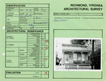 919 Idlewood Ave. - Survey Form by Richmond (Va.). Dept. of Planning and Community Development