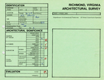 612 Idlewood Ave. - Survey Form by Richmond (Va.). Dept. of Planning and Community Development
